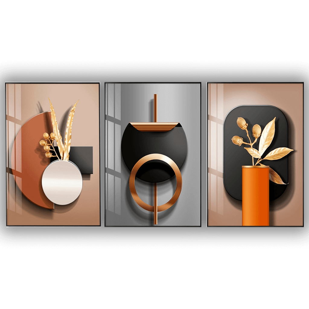 CasaBella – Kit de Quadros Decorativos em MDF