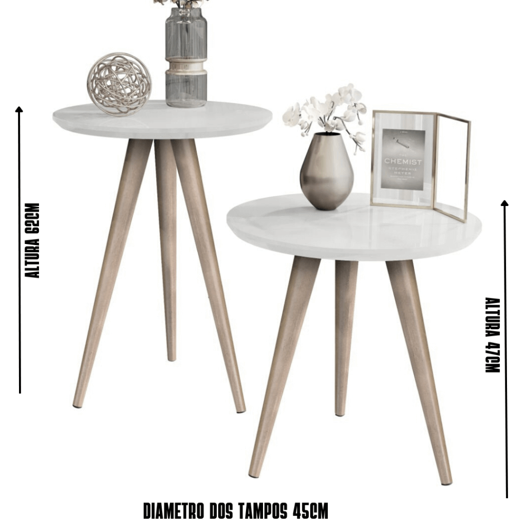 DuoBella – Kit com 2 Mesinhas Laterais