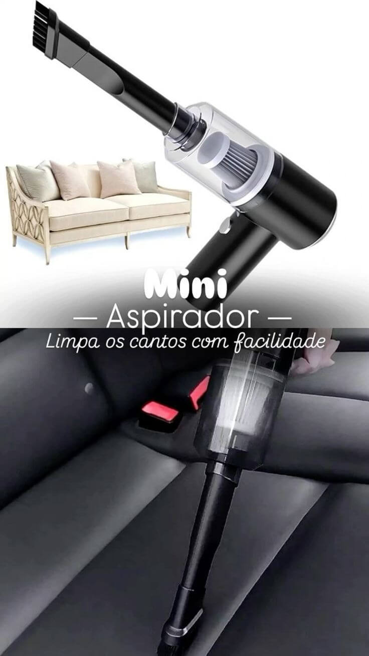 Mini Aspirador Portátil AirSweep
