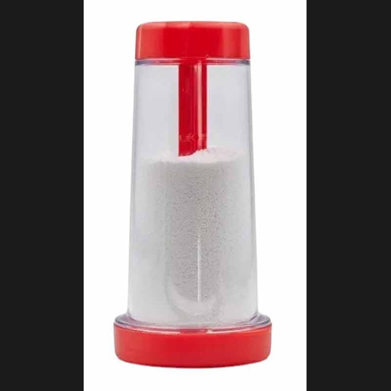 Flour Mixer Hand-Held Rotating Flour Sieve Cup Household Kitchen Baking Utensils Plastic Semi-Automatic Flour Sieve