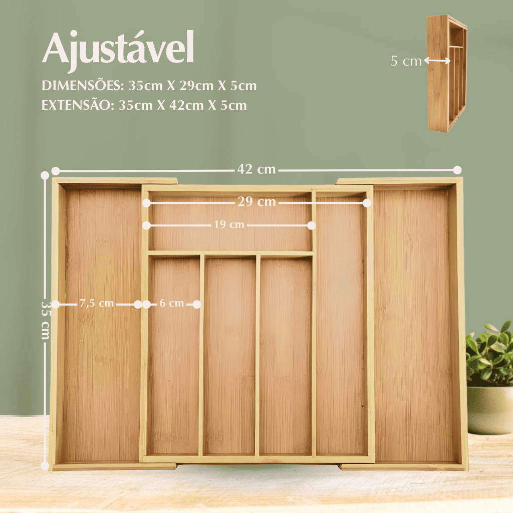 BambuFlex - Organizador de Gaveta