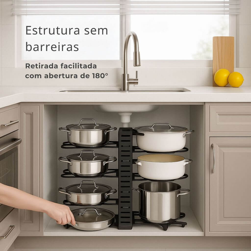 Organizador de Panelas KitchenFlex
