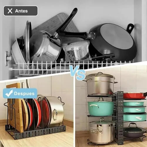 Organizador de Panelas KitchenFlex