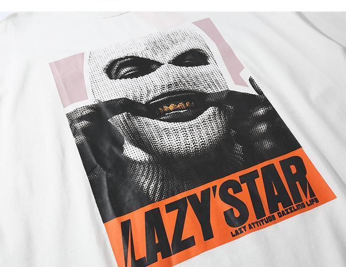 Camiseta Masculina Lazy Star Mask