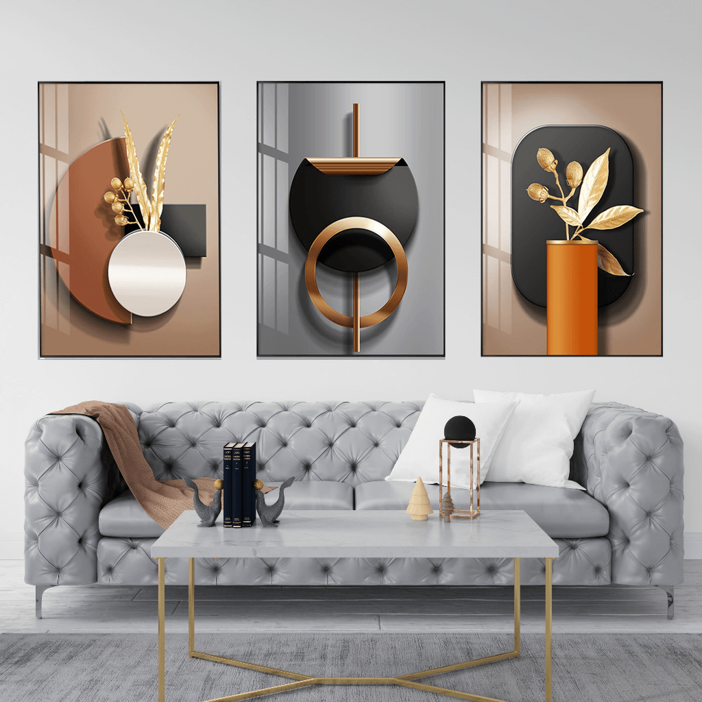 CasaBella – Kit de Quadros Decorativos em MDF