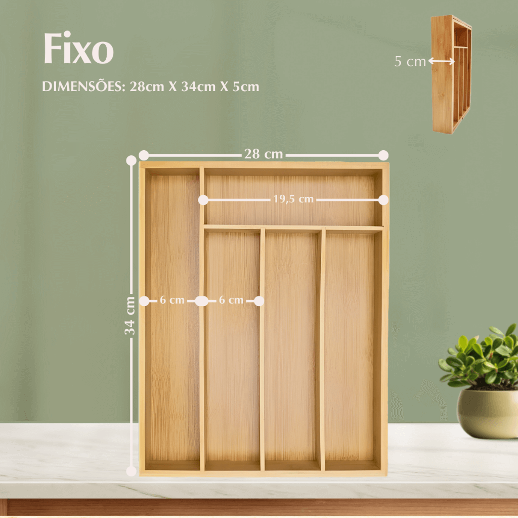 BambuFlex - Organizador de Gaveta