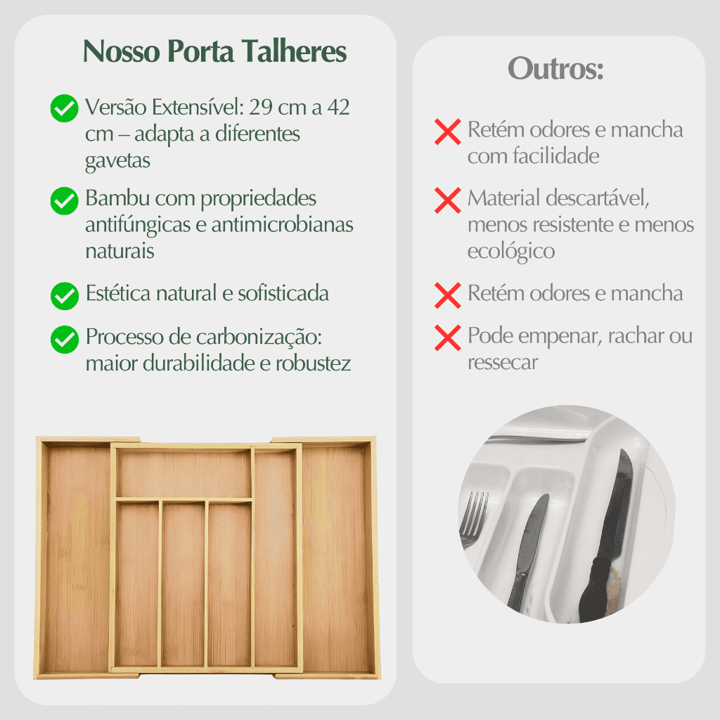 BambuFlex - Organizador de Gaveta