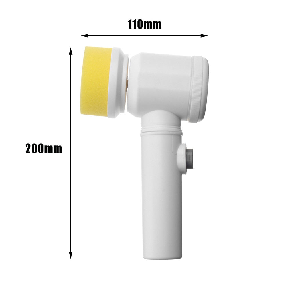 Escova de Limpeza Doméstica Elétrica Multifuncional - LIMPA MAIS 5 EM 1 (COD 895296)