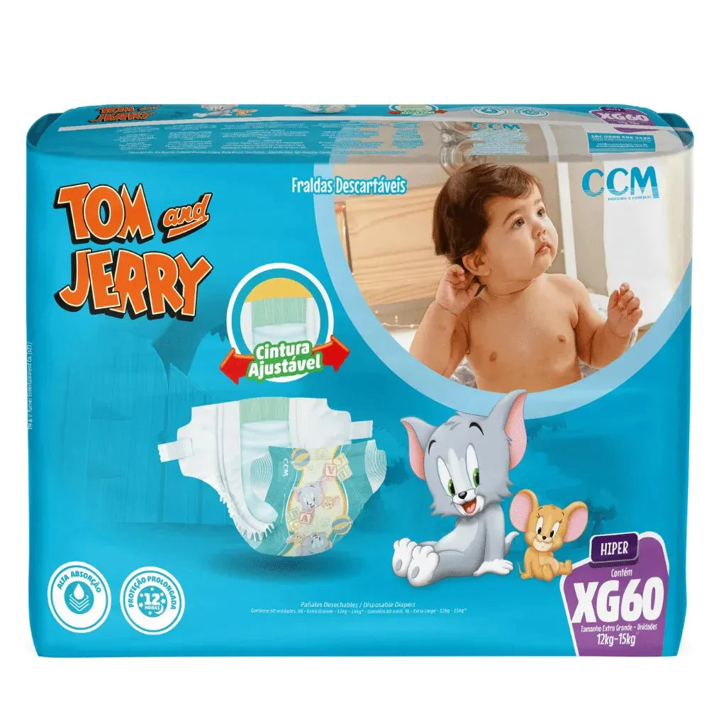 Fralda Tom e Jerry Hiper